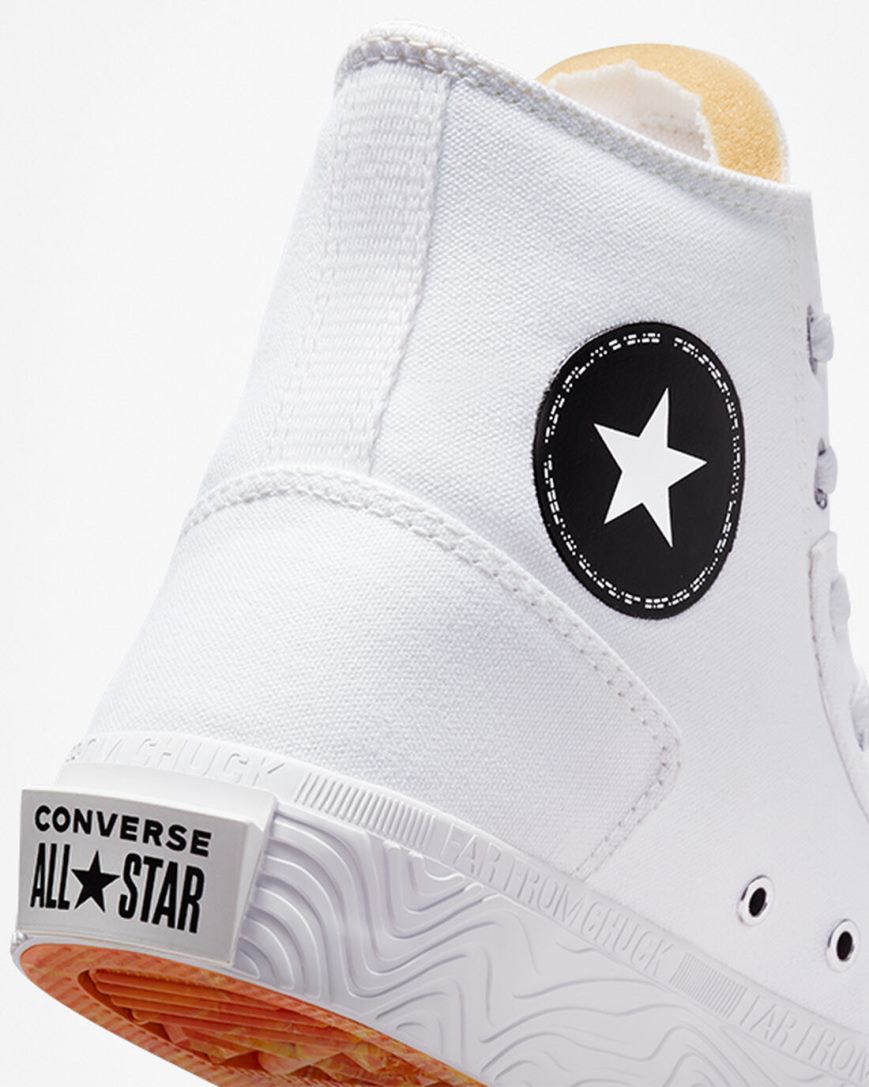 Tenisky Vysoke Converse Chuck Taylor Alt Star Platene Panske Biele Čierne Biele | SK PHKBG0